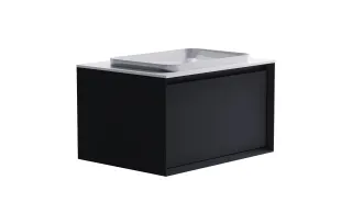 Тумба с раковиной Astra-Form Фрейм 4631177713781 70 см серый матовый